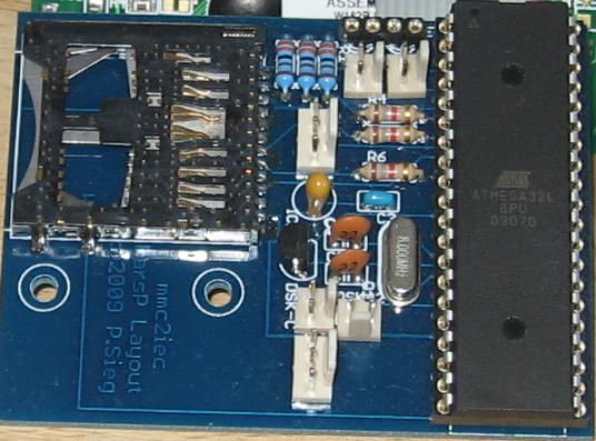 MMC2IEC board by Peter Sieg