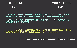 THE MAN WHO MADE THIS GAME