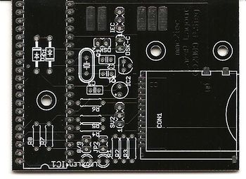 Board with assembly printout