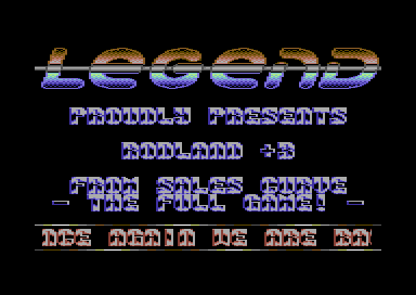 Rodland, Intro of the Version by Legend/NEI