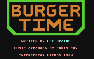 Titleimage from Burger Time