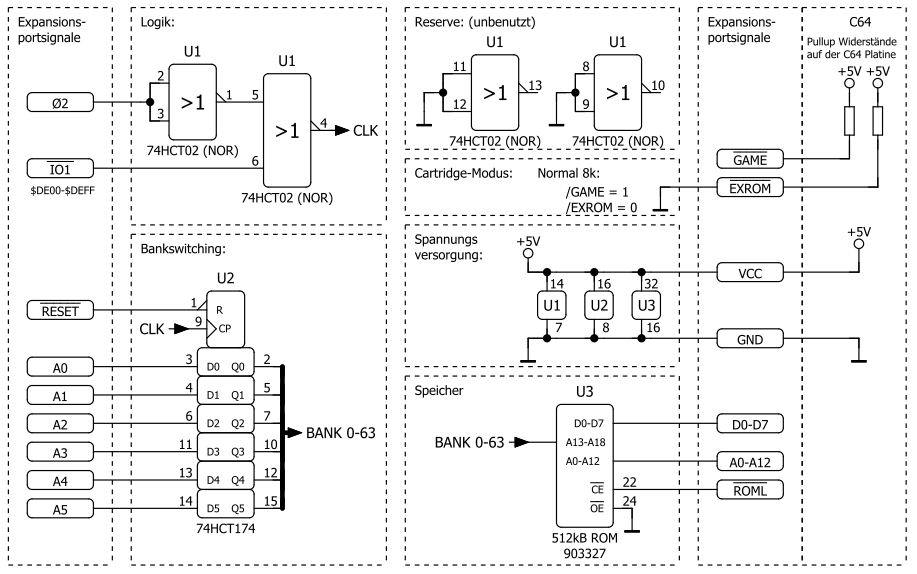 Circuit diagram of the cartrdige.