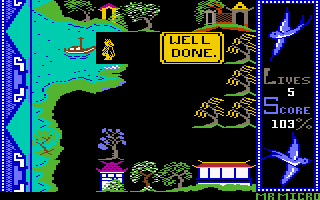 Chang and Koong Shee have done it: A ship takes them to a distant island.