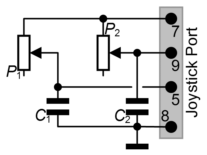 Diagram of a dual paddle