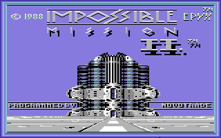 File:Impossible Mission II Titelbild.gif