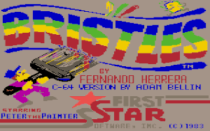 Title screen of the game