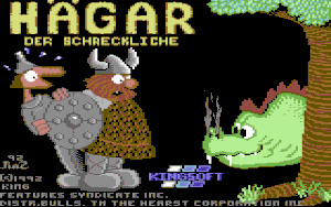 Title screen of the game