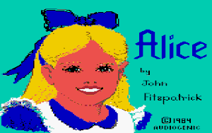 Title screen of the game