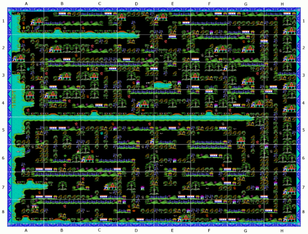 Map of the Garden Labyrinth