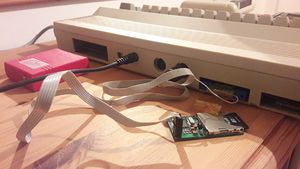 SD2IEC connected to a C64