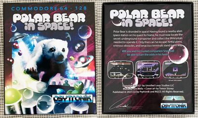 POLAR BEAR IN SPACE! Collector's Edition (disk) box