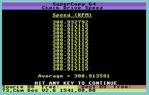 SuperCopy 64 Speed Test