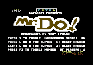 Title screen from the game