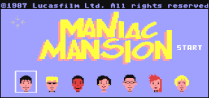 Title image from Maniac Mansion