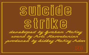 Title screen of the game