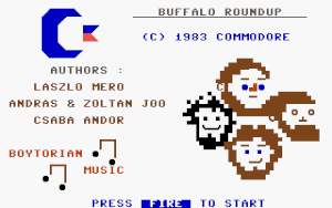 Title screen of the game