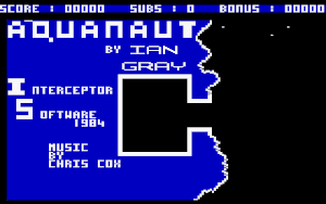 Title screen of the game