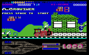 Title screen of the game