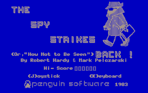 Title screen of the game