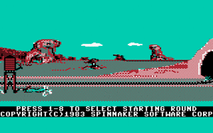 Title screen of the game