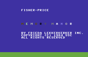 Title screen from the game