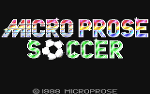 Title image from Microprose Soccer