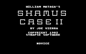 Title screen of the game