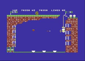 The second bonus level - here the apples thrown towards you need to be hit