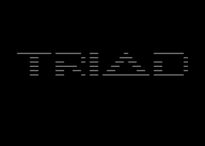 Triad's famous PETSCII logo
