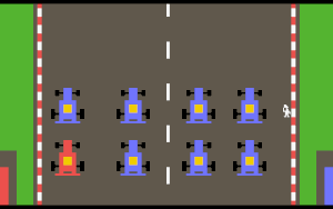 Title screen of the game