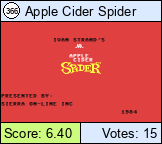Apple Cider Spider